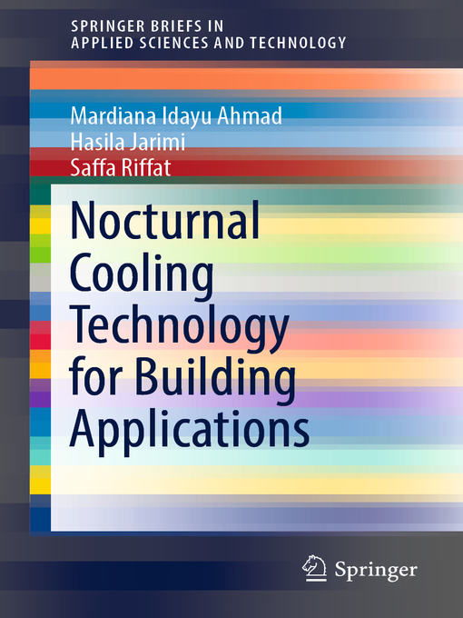 Title details for Nocturnal Cooling Technology for Building Applications by Mardiana Idayu Ahmad - Wait list
